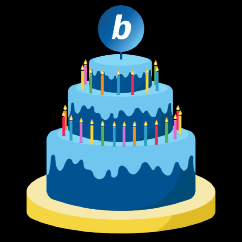 BizCom Birthday Cake