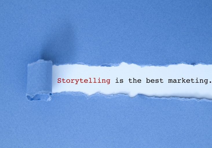 Storytelling is the best marketing written under torn paper.